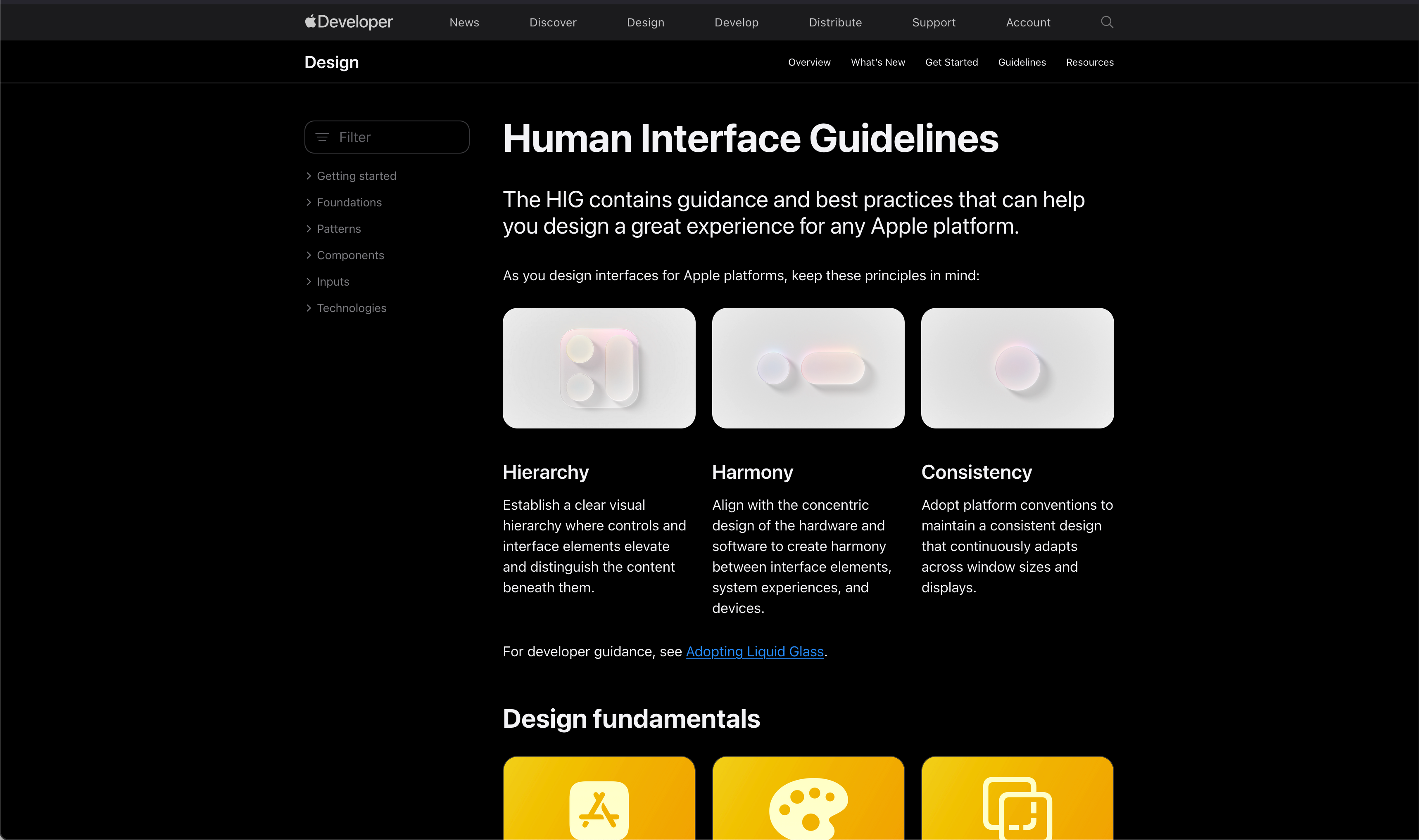 Apple Human Interface Guidelines